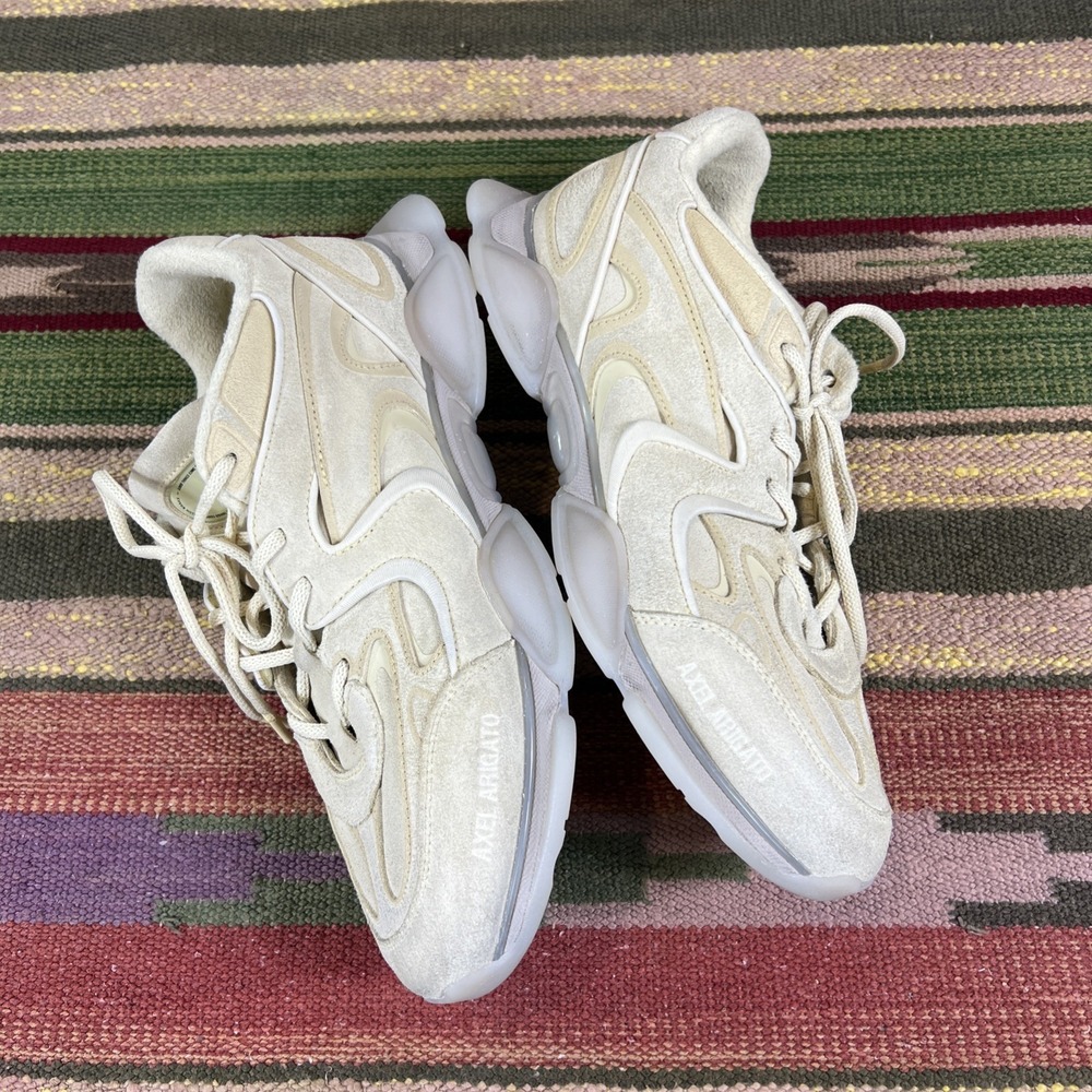 NEW SEASON Axel Arigato Farfetch Eris Suede Panel Sneaker Light Yellow Size 11 - Picture 7 of 10